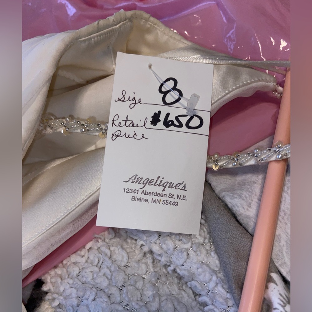 👰🏻Angelique’s Sz-8 PreVintage-07 $650 Originally Bridal Wedding Gown Never Worn - Picture 10 of 16